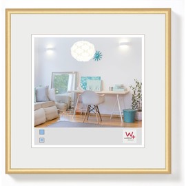 walther Design Picture Frame Gold 10 x 10 cm New Lifestyle Plastic Frame KV010G
