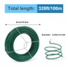 Shintop 328 Feet Plant Twist Tie Plastic Coated Soft Garden
