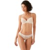 Wacoal womens Petite Embrace Lace Push Up Bra, Sand, 36A