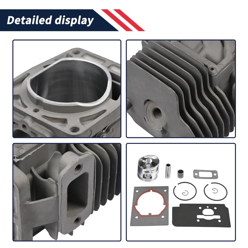 Promrmr P100006300 Cylinder Piston Kit with Gaskets Compatible with Echo