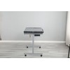 espidoo Adjustable Art Drawing Desk: Glass Top Drafting Table with