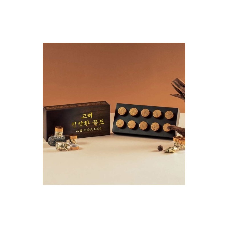 Goryeo Agarwood Pills Gold 3.75g x 10 Pills / 고려