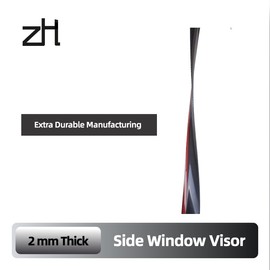 Compatible with Toyota Highlander 2001 2002 2003 2004 2005 2006 2007 Hybrid 2006 2007-2mm Thick Tape-On Premier Wind Deflectors for Front and Rear Windows, Durable & Sleek Design, Tape-on,Set of 4