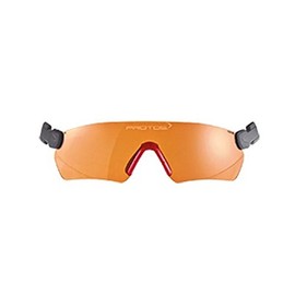 Protos Integral Safety Goggles for Helmet System, Colour: Orange, orange
