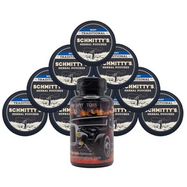 DC Crafts Nation Mud Bud Spittoon Hotrod with 10 Cans Schmitty's Herbal Snuff Mint Pouches