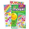 TREND ENTERPRISES, INC. Sparkly Stars, Hearts, & Smiles Sticker Pad,