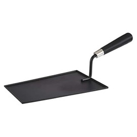 APS 40681 Serving Ladle -BOB, Serving Surface: 23.5 x 15.5 cm, Stainless Steel, Black, with Wooden Handle (Beech), Black