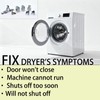 279570 Dryer Door Latch Kit ，Compatible with GE Whirlpool Kenmore