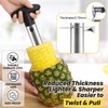 AUBENR Premium Pineapple Corer and Slicer Tool - Sharp Pineapple