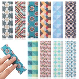 YASUOA 40 Pcs Calm Strips Calm Stickers for Anxiety Sensory Fidget Textured Strips Toys Adhesives Anxiety Relief for Adults Teens Desk Classroom (PEVA, Style 1)