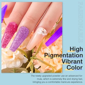 REDNEE 33pcs Dip Manicure Kit 24 Colors Nude Pink Neutral Skin Dipping Powder System Liquid Set with Base & Top Coat Activator for French Nail Art Holiday Gift for Travel RE84