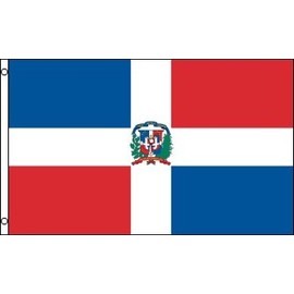 Dominican Republic Flag 3x5ft Poly