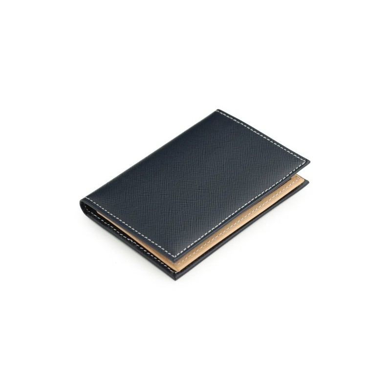 Abies Genuine Leather, Made in Japan, Bi-Fold Pass Case with