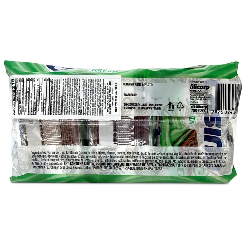 Generic VICTORIA Galletas Peruanas Casino con Crema Sabor a Menta