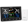 Geevon Weather Stations Wireless Indoor Outdoor Thermometer, Color VA Display