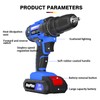 21V Cordless Power Drill, Electric Drill Screwdriver, Handheld Screwdriver Drill