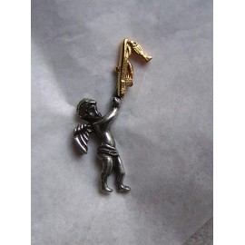 Fisherman Angel pin