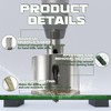 CSOOM 1-1/8"（28mm） Diamond Hole Saw with Center Drill Bit, One-Touch
