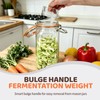 Fermentation Jar,2 Pack 64oz Glass Fermenting Kit with Fermenting Weights