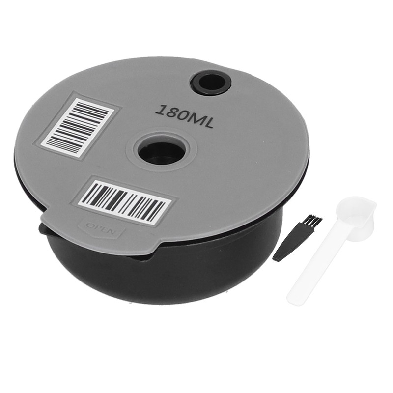 Reusable Coffee Capsule Cup Coffee Filter with Spoon Brush Home