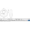 Sterling SPL100P 70mm Closed Shackle Disc Padlock with Stainless Steel