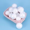Healifty 50PCS Craft Foam Balls Polystyrene Craft Balls Craft Decoration