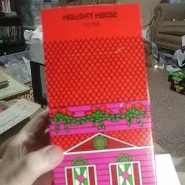 Christmas house Vintage Sam Frank Holiday House Totes gift box-full Graphics-Christmas