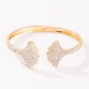 Luxury Court Filigree Electroplated Copper Alloy Gold Bracelet All-Match BangleColor: