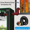 Window Vent Kit with 59" Length Hose, Adjustable Window Seal