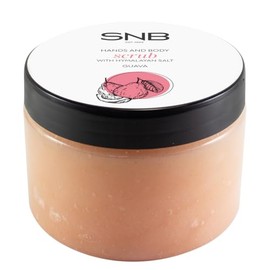 SNB Professional Körperpeeling mit Himalayasalz & Guave – 300 ml – Natürliche Peeling-Pflege für glatte Haut – Mit Sheabutter – Feuchtigkeitsspendendes Salzpeeling für Damen & Herren