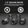 5-Piece Heavy Duty Bolt Extractor Set, 1/2" Drive Impact Lug