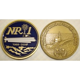 NAVY NR-1 SUBMERSIBLE RESEARCH SUBMARINE CHALLENGE COIN