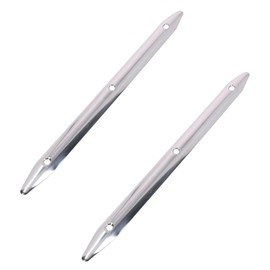AB Tools 2 PACK 304mm Polished Stainless Steel Rubbing Strake Rail Hull Protector Boat Yacht