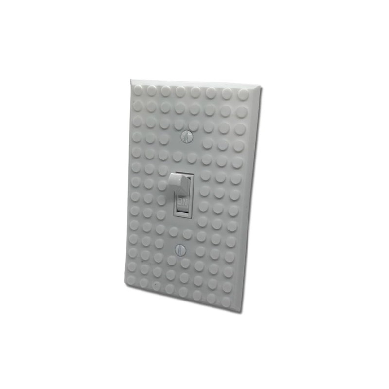 Designz3D Brick Wall Plate, Single Toggle Light Switch Cover for