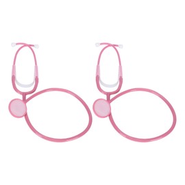 HINFHI 2 Pieces Of Simulated Stethoscope, Children'S Stethoscope Toys, Children'S Role-Playing Props, Doctor'S Clothing Accessories.