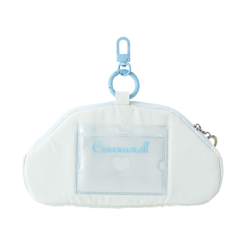 Sanrio Face-shaped Pass Case (Fluffy Puffy Winter) Cinnamoroll Commuter Pass