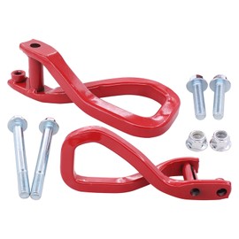 ApplianPar Pack of 2 Red Front Driver and Passenger Side Tow Hook Kits for Sierra 1500 2019 2020 2021