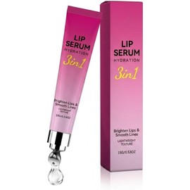 【Tratamiento Labial Ligero】Sérum Hidratante para Labios Secos, Bálsamo Labial para Mujeres y Hombres, Aclara y Suaviza Líneas de Expresión, Cuidado No Grasoso con Aceite de Jojoba y Extracto de Regaliz, Tamaño de Viaje 15g