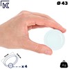 KADAX Screw Cap fi43 mm, Twist-Off Lid Set Made of