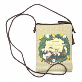 Wachifudo Dayan Cat Dayan Sighisoara Passport Pouch, beige