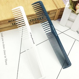 Double-Sided Straight Hair Cutting Comb Brush Blue (a) 5ea