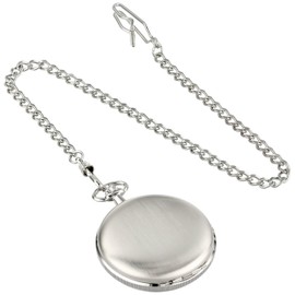 Charles-Hubert, Paris Satin Finish Mechanical Pocket Watch
