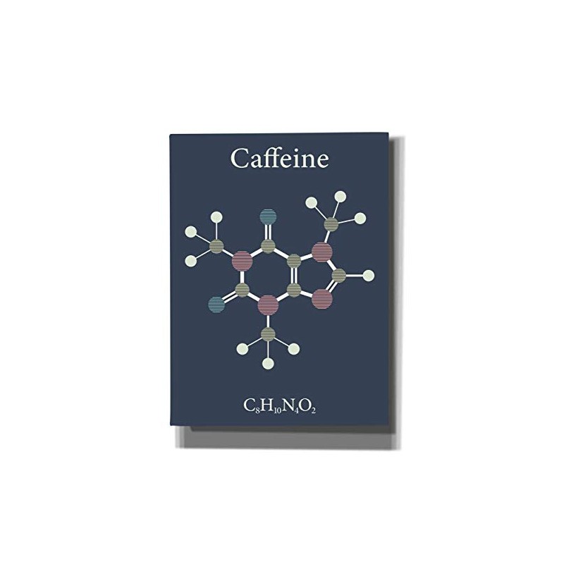 Epic Graffiti 'Caffeine Molecule' Canvas Wall Art, 18"x26"