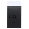DQT Plain Satin Pre Folded Straight Fold Pocket Square Handkerchief