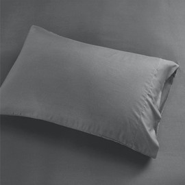 Oakestry 3pc Microfiber Deep Pocket Hotel Luxury Soft Cooling Bed Sheet Set Cozy Wrinkle Resistant Bedding-set with Matching Pillow Case, Twin, Charcoal