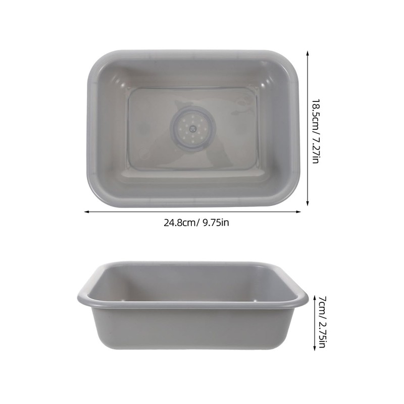 BESPORTBLE 2Pcs Kitchen Sink Realistic Play Kitchen Accessories for Promotes