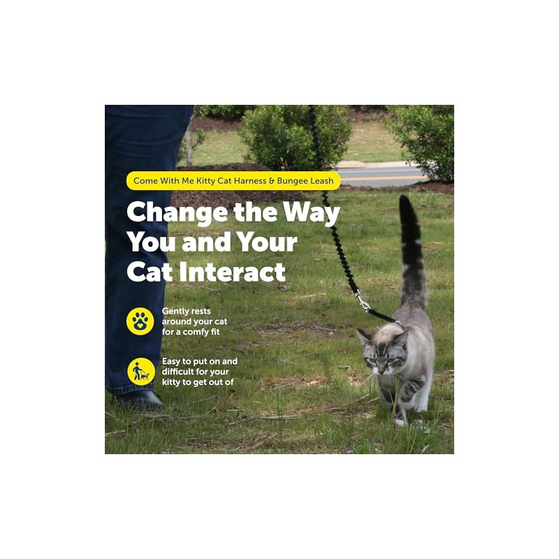 PetSafe Come with Me - Arnés de Gatito y Correa