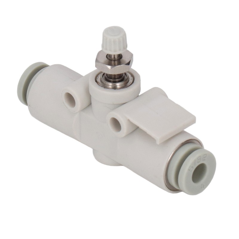 5PCS Throttle Valve Straight Through PVC Regulating Valve Pneumatic Fittings