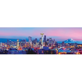 Masterpieces 1000 Piece Jigsaw Puzzle for Adults, Family, Or Kids - Seattle Panoramic - 13"x39"