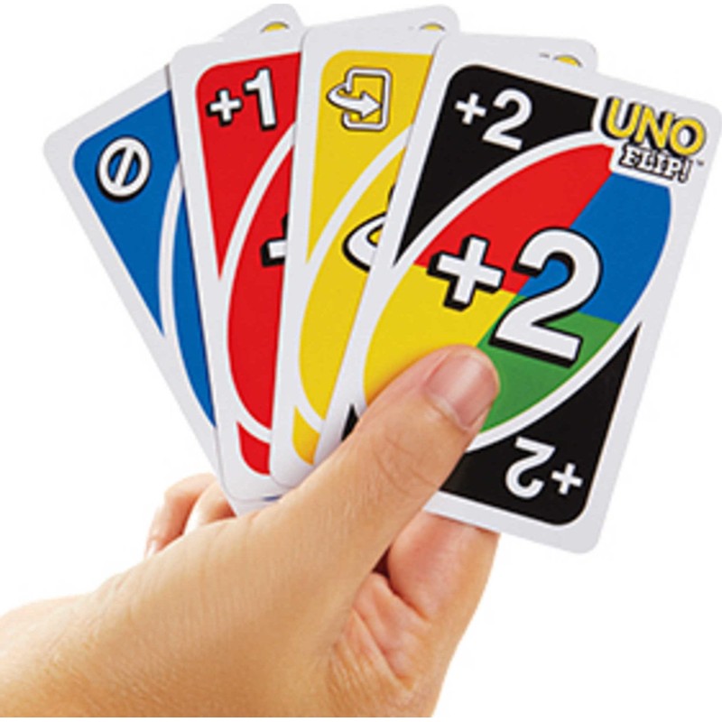 Mattel Games UNO FLIP! Card Game with Color Blind Accessible
